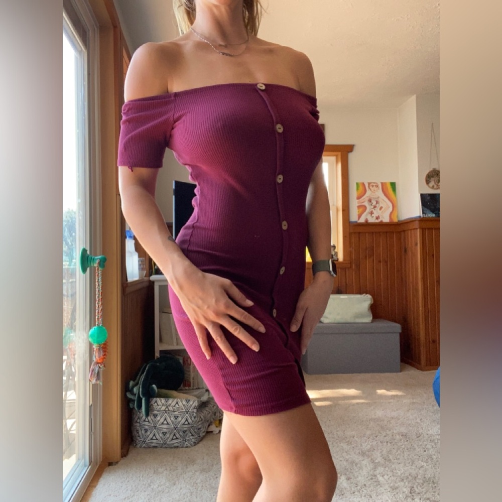 Off the shoulder dress